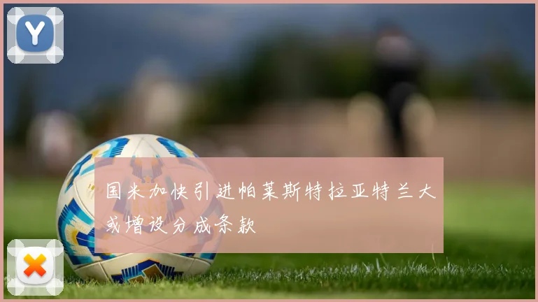 国米加快引进帕莱斯特拉亚特兰大或增设分成条款